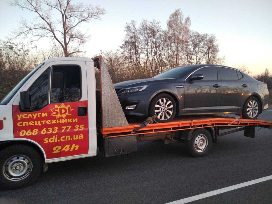 Евакуатор в Славутичі до 5т. Перевезу машину, трактор, спецтехніку