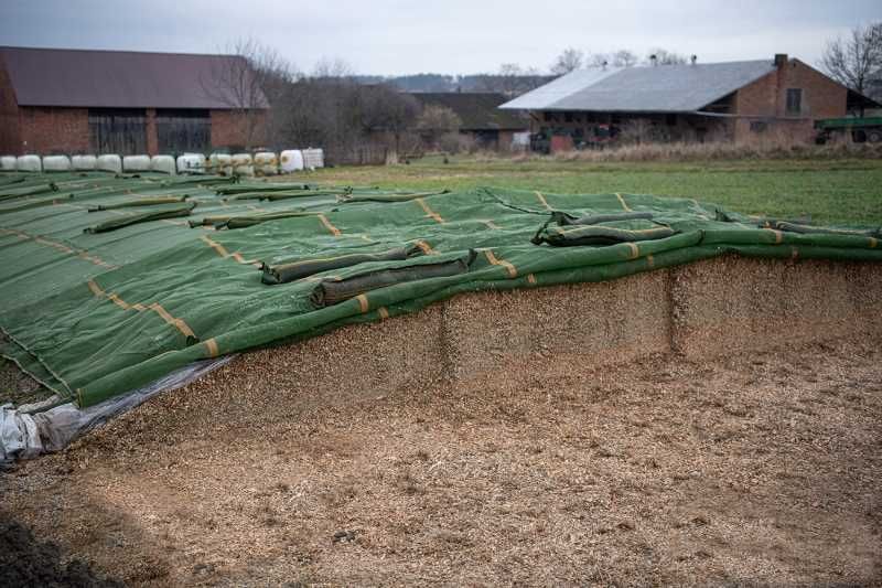 Siatka ochronna na pryzmę ,kiszonkę z kukurydzy ZILL -Niemiecka Jakość