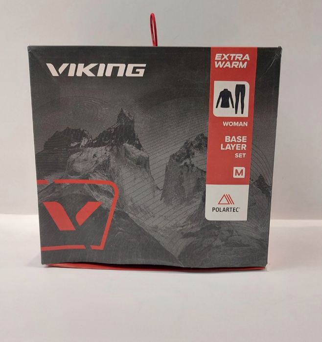 Komplet Viking bielizna termoaktywna czarny r. M