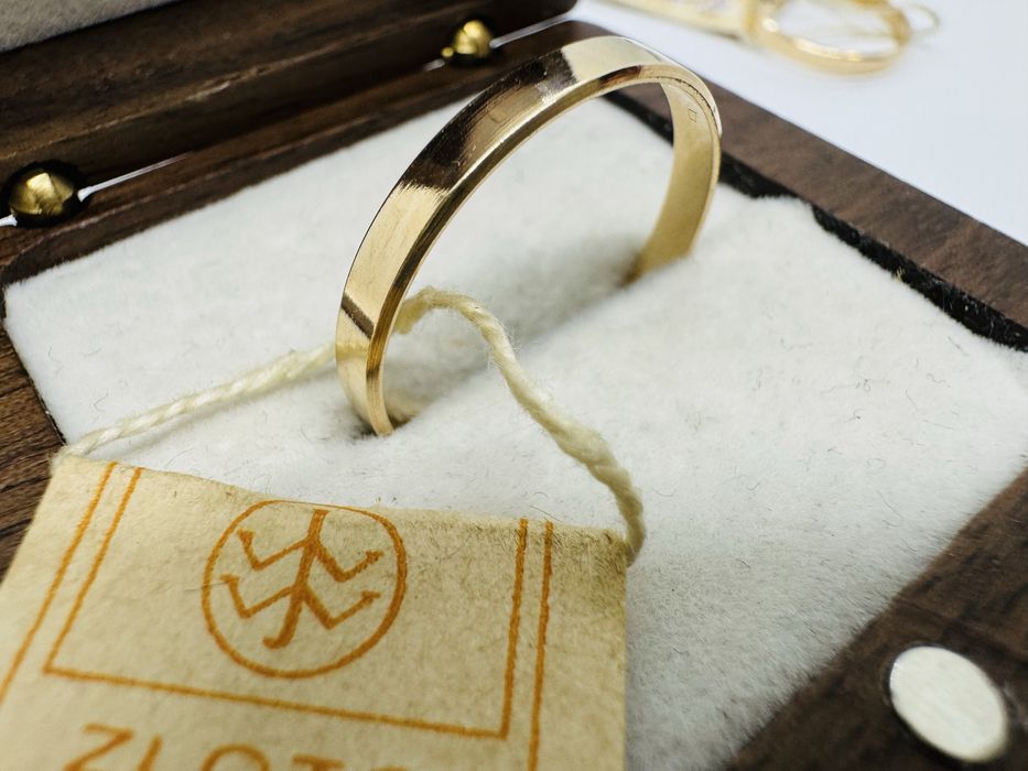 Komplet złotych obrączek WARMET z metkami próba 585 - STAN IDEALNY!