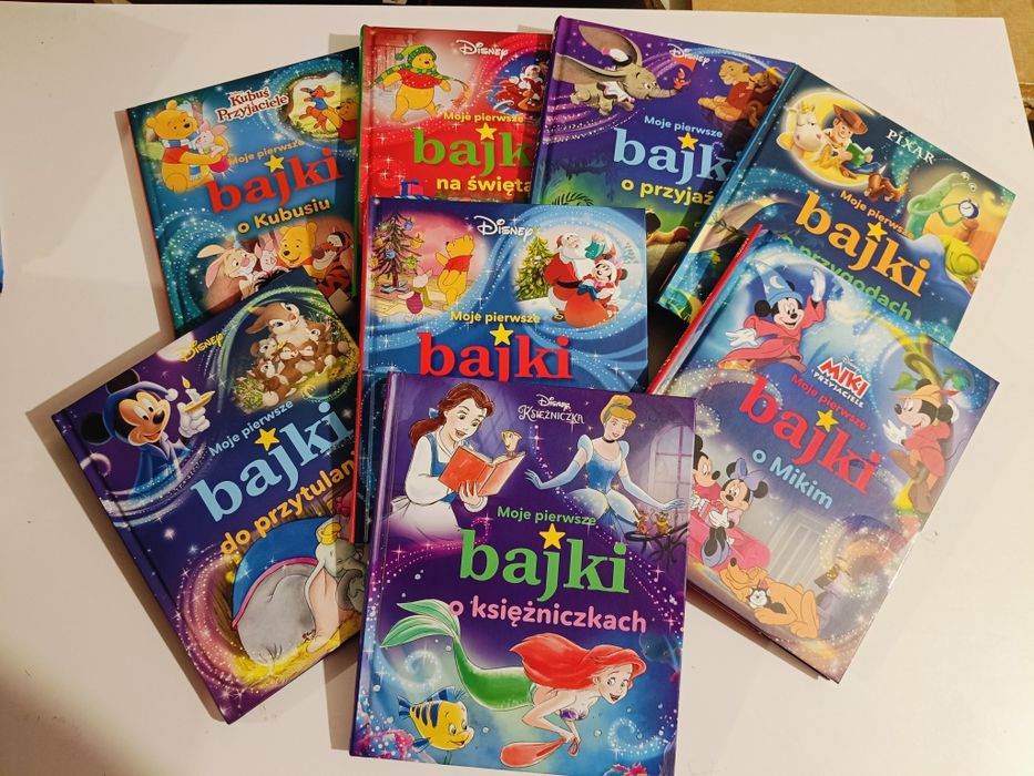 Zestaw 8 szt książek Disney bajeczne opowieści