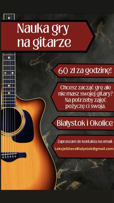nauka gry na gitarze