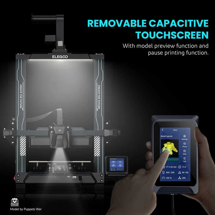 3д принтер Elegoo Neptune 4 /новий / 1 рік Європейської гарантії !/