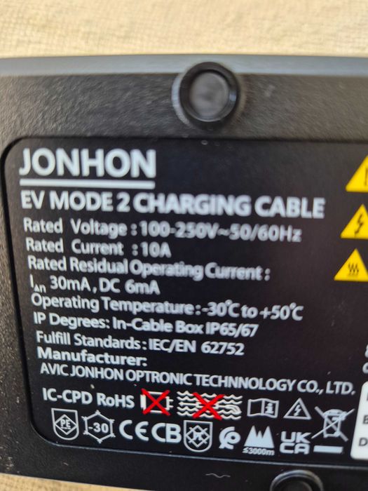 carregador BYD Song Plus 10A EV model 2 original, dá p outras marcas