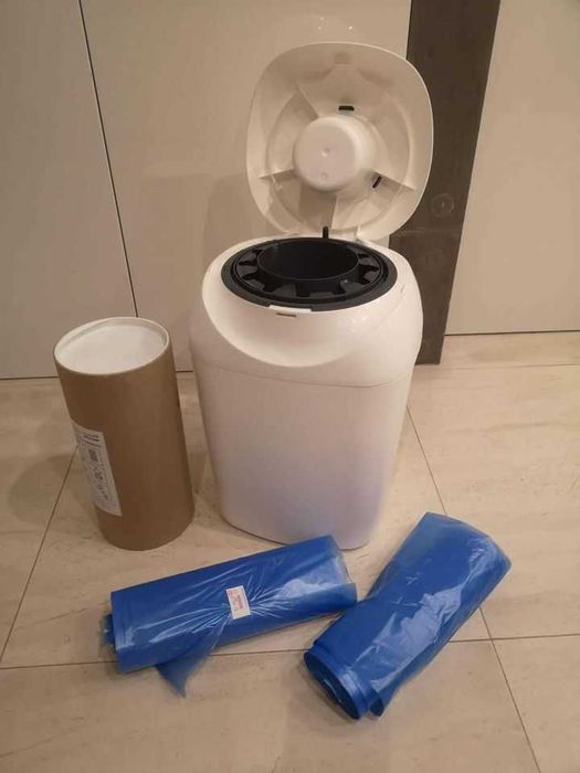 DUŻY ZESTAW Kosz na pieluchy Tommee Tippee Sangenic + wkłady + tuba