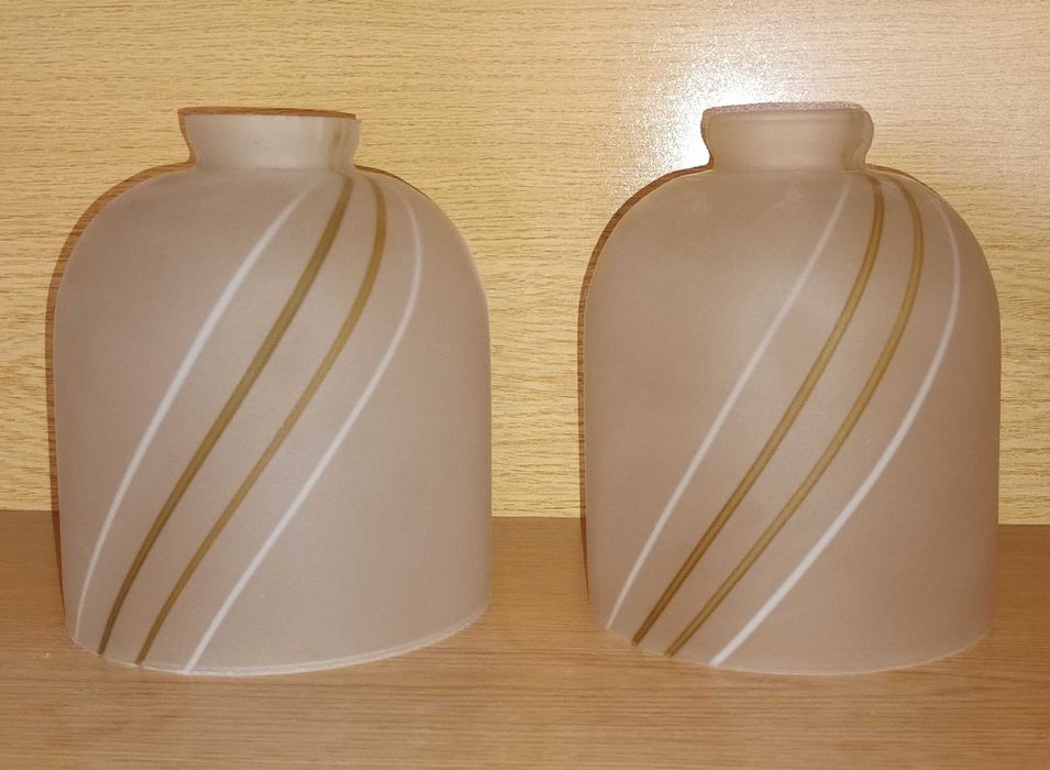 2 Abajours, de Vidro, Design Italiano, da "Marques Neto"