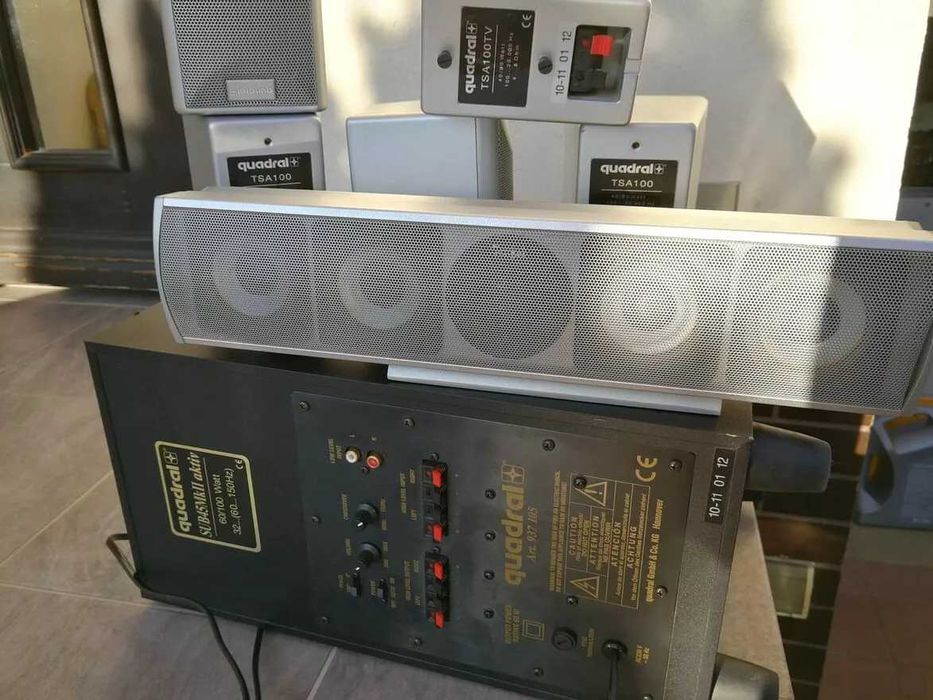 glosniki Quadral Sub zestaw 6szt do amplituner kino domowe kolumny