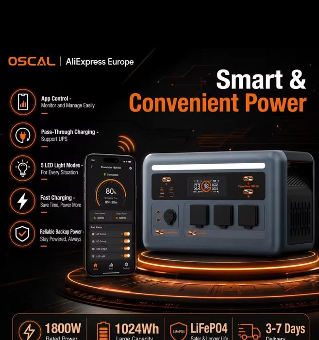 Oscal power max p1800se В Наявності