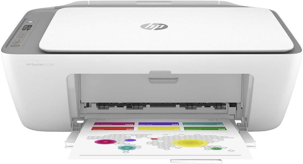 HP Drukarka Wielofunkcyjna, Deskjet 2720E, 26K67B, Szaro Biały NOWE