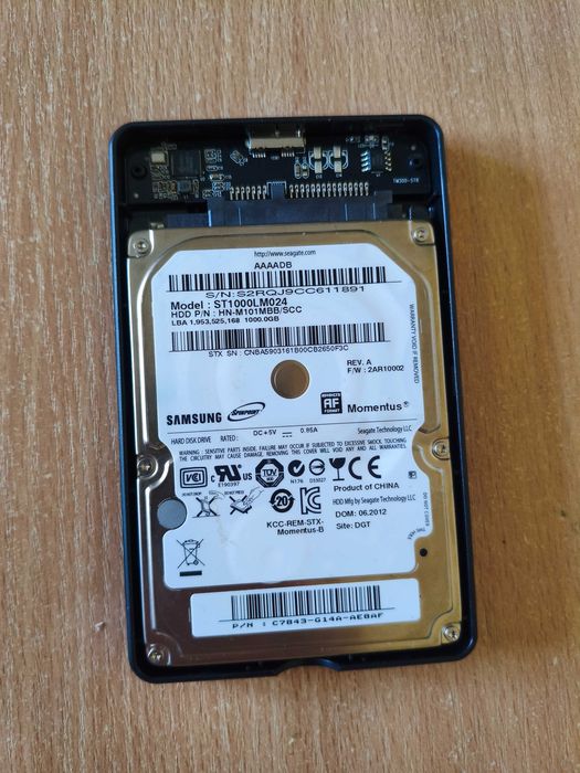 Dysk zewnętrzny HDD SAMSNUG 1000 GB USB 3,0