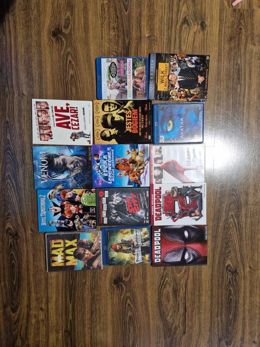 Zestaw 14 filmów DVD i Blu-Ray