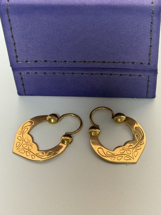 Золотые серьги 583 пробы