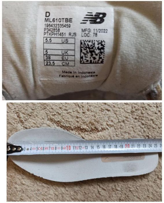 Кросівки new balance 610 (ml610tbe), унісекс.