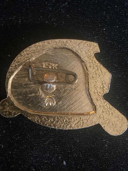 Pin / Badge Soviético Vintage – URSS – “Profsoyuz USSR / Escola do Comunismo” 15K