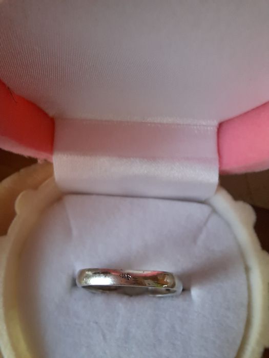 Anel de prata com madre perola