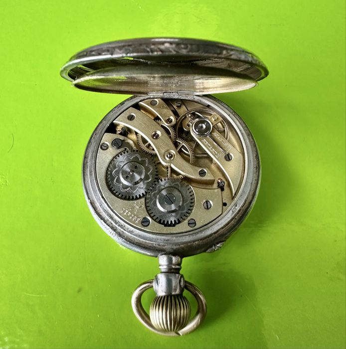 Srebro zegarek  kieszonkowy  antyk vintage