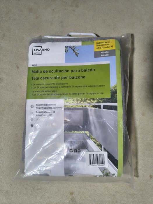 Tela de resguardo para varanda