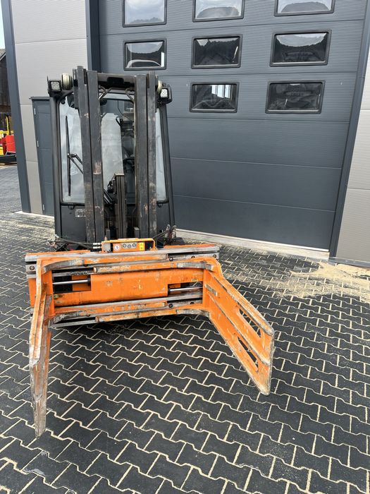 Wozek widlowy linde H30 triplex scisk  4sekcje lpg
