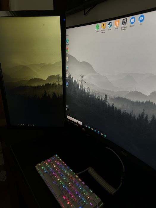 Setup completo para venda (PC + periféricos + monitor)