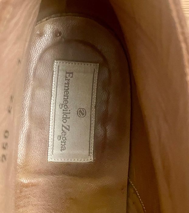 Botins em camurça castanha – Ermenegildo Zegna – 40/41