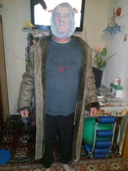 Мужская натуральная дублёнка