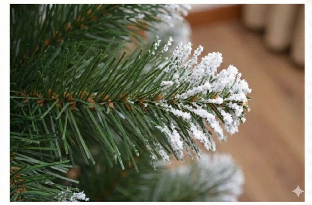 Ялинка Штучна Засніжена ПРЕМІУМ (Як Жива!) Сніг НЕ Осипається!