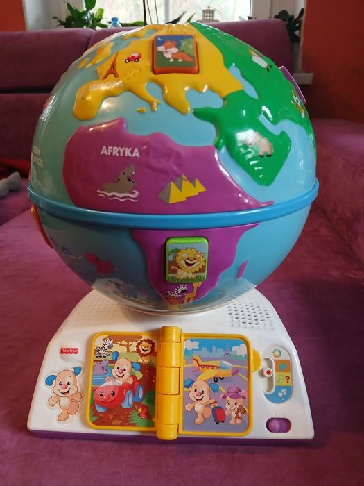 Zabawka globus grająca fisher price