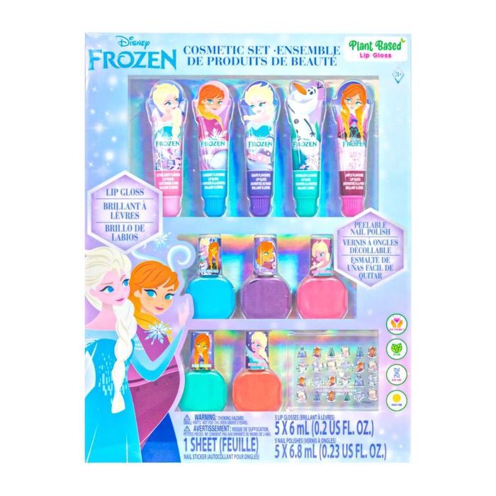 Набор косметики Disney Frozen 2 Sparkly для девочек блеск лак наклейки