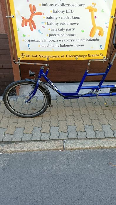 Rower reklamowy stojak