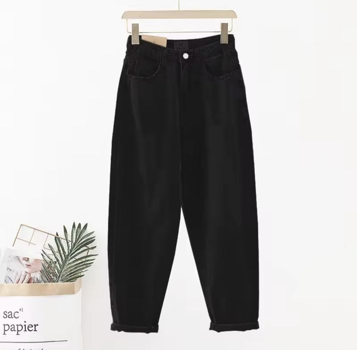 Джинси чорні нові  mom jeans