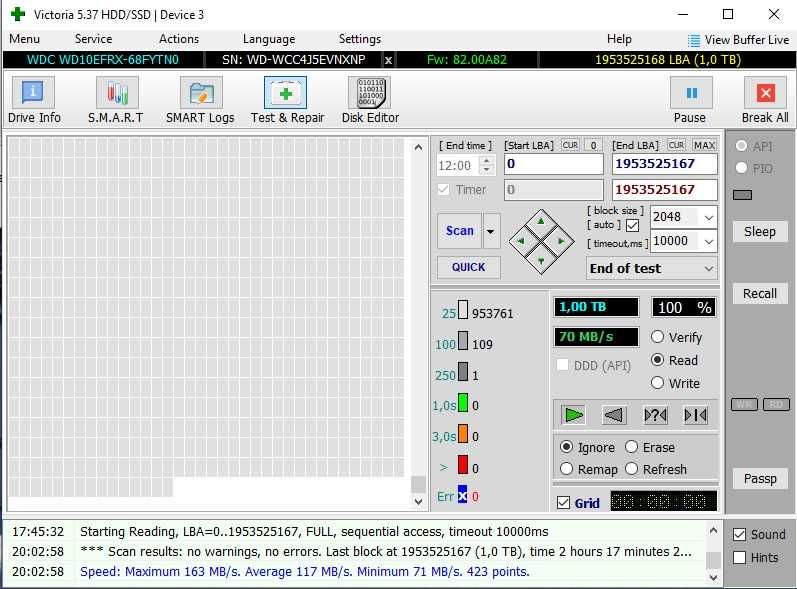 Жорсткий диск Western Digital Red Plus 1TB 5400rp 64MB WD10EFRX 3.5 S3