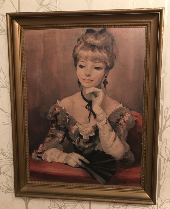 Большая эффектная картина прекрасной незнакомки