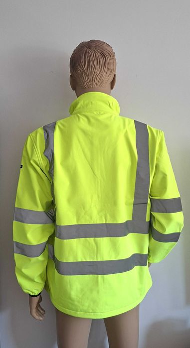 Kurtka męska Delta Plus Lega softshell żółta fluo odblask nowa z metkami roz. XL