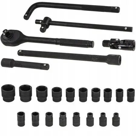 Набор ударных головок с воротком 1/2 8-32 мм 24 ед. VORFAL V08126