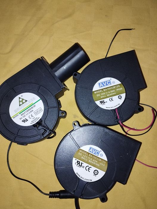 Продам кулер улитка 12 вольт с блоком питания