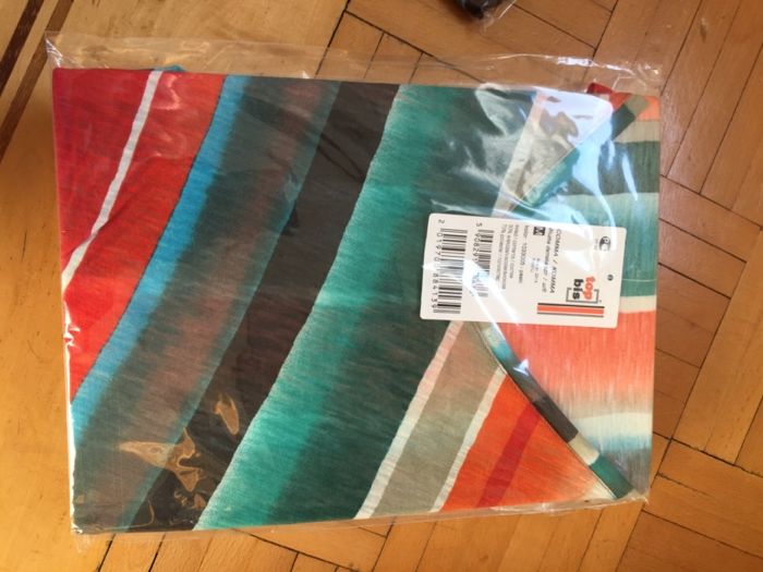 Dzianinowa bluzka w paski Top-Bis