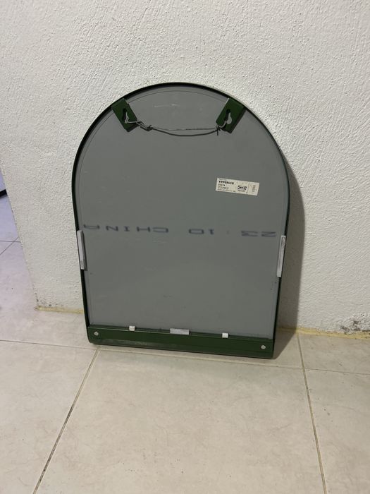 IKEA YPPERLIG Mirror – Tropical Green with Small Storage Box64740140041603121