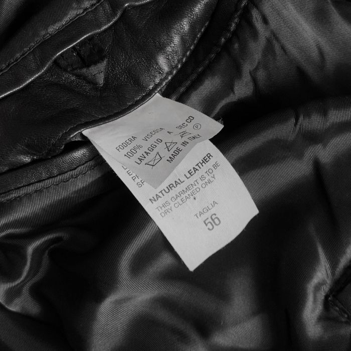 Шкіряний плащ Pal Zileri Sport, чорний колір, розмір 52-54