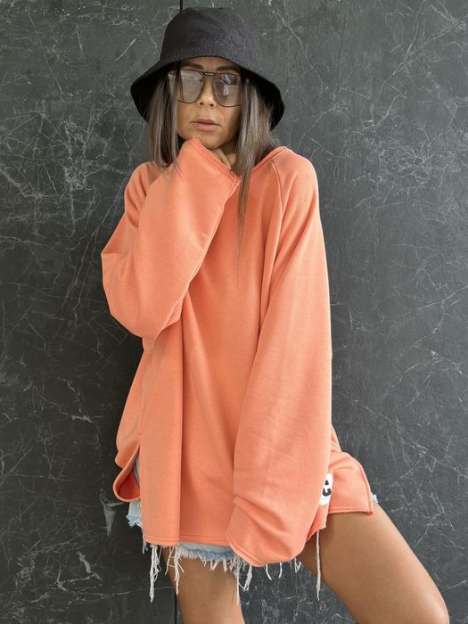 Жіночий лонгслів петля оверсайз. Женский лонг свободного кроя