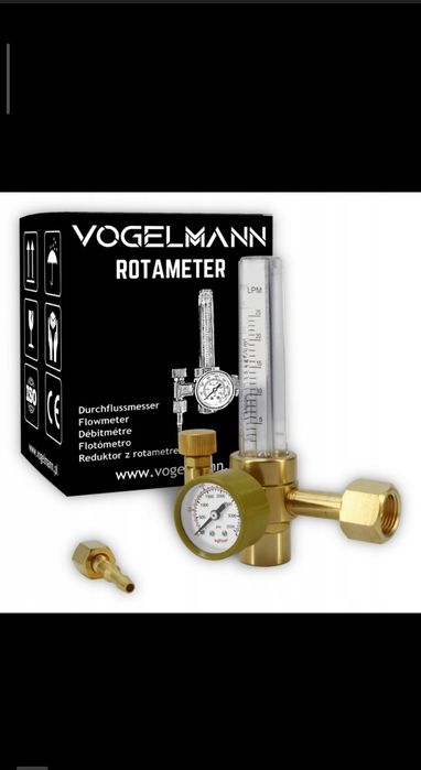 Vogelmann Rotameter Reduktor gazowy Argon TIG