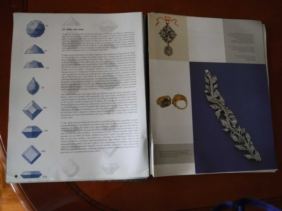 42 fascículos do livro "Diamantes"