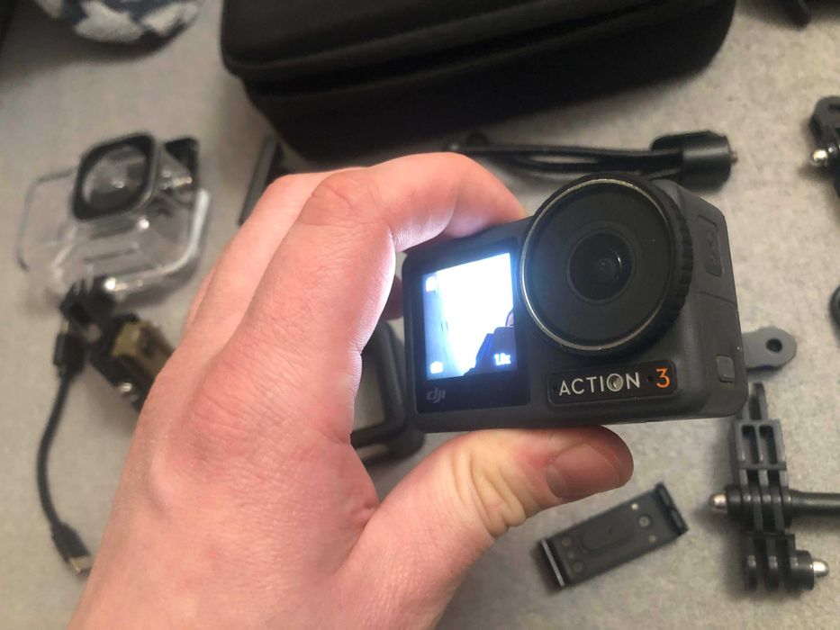 Zestaw kamera DJI Osmo Action 3 + MicroSD + Montaże