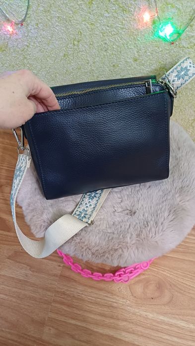 Сумка женская натуральная кожа Borse in Pelle Италия