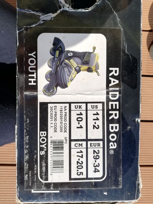 Rolki K2 RAIDER boa 29-34