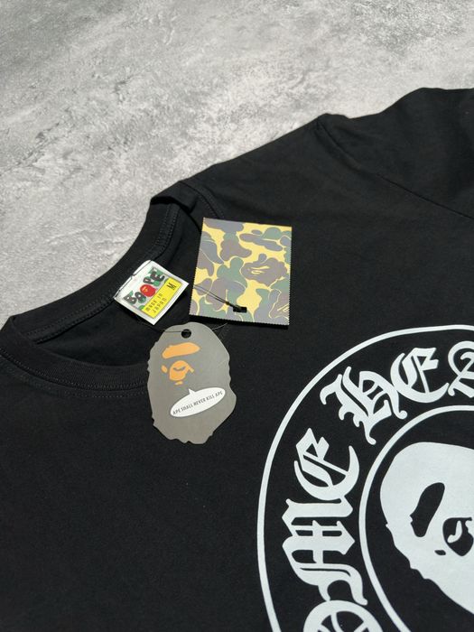Футболка Chrome Hearts x BAPE