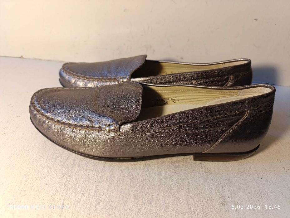 mokasyny skórzane Waldlaufer