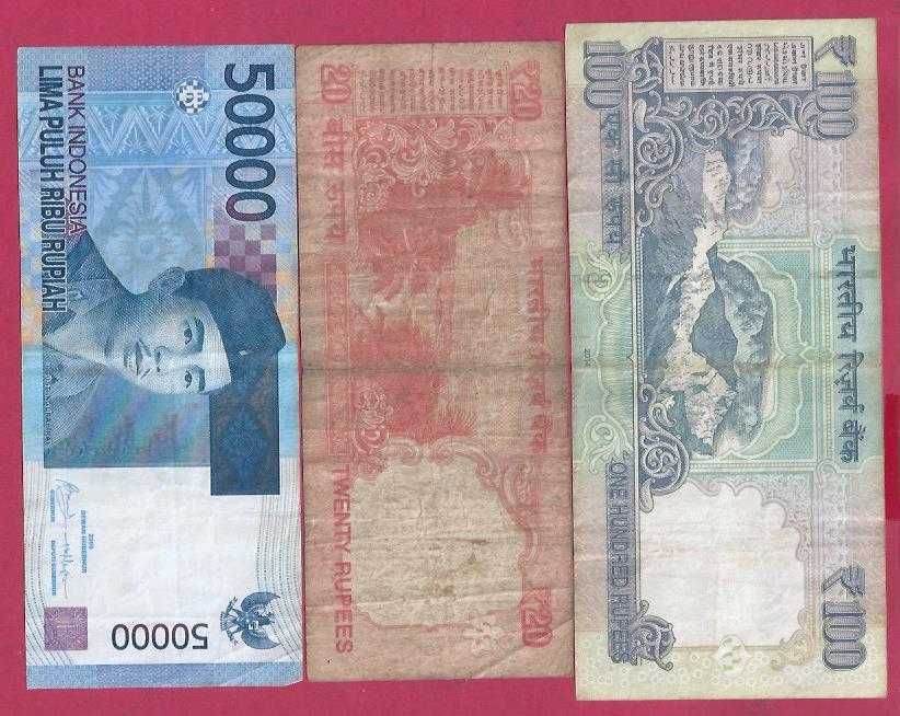 NOTAS  3   INDIA  E INDONESIA  VALORES E DATAS DIFERENTES