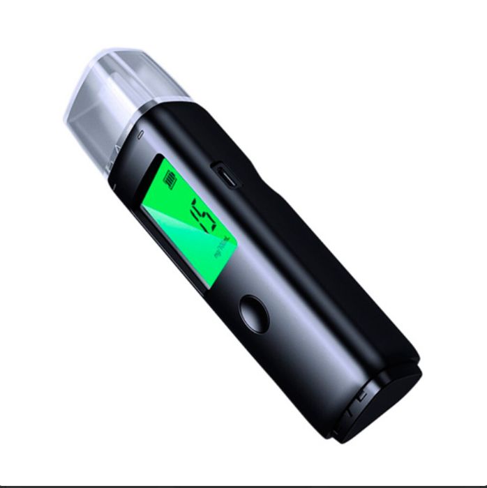 Алкотестер цифровой 0-4.0‰, 200мАч, 5 мундштуков, карманный драгер