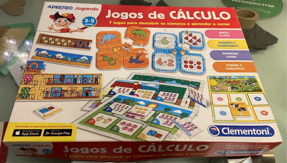 Clementoni Aprendo Jogando - Jogos de Cálculo - 67243