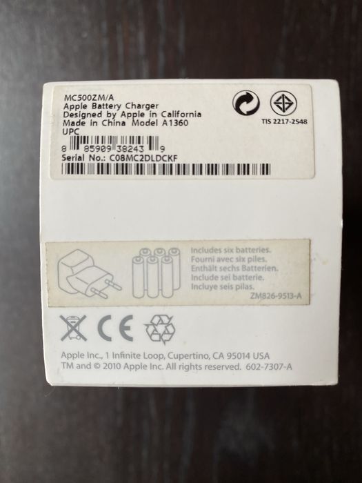 Carregador de pilhas AA Apple original